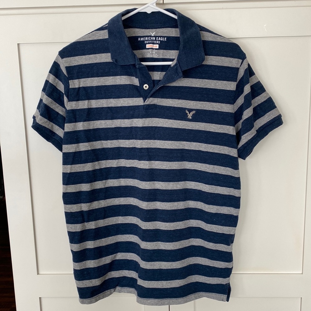 American Eagle Men’s Stripe Polo